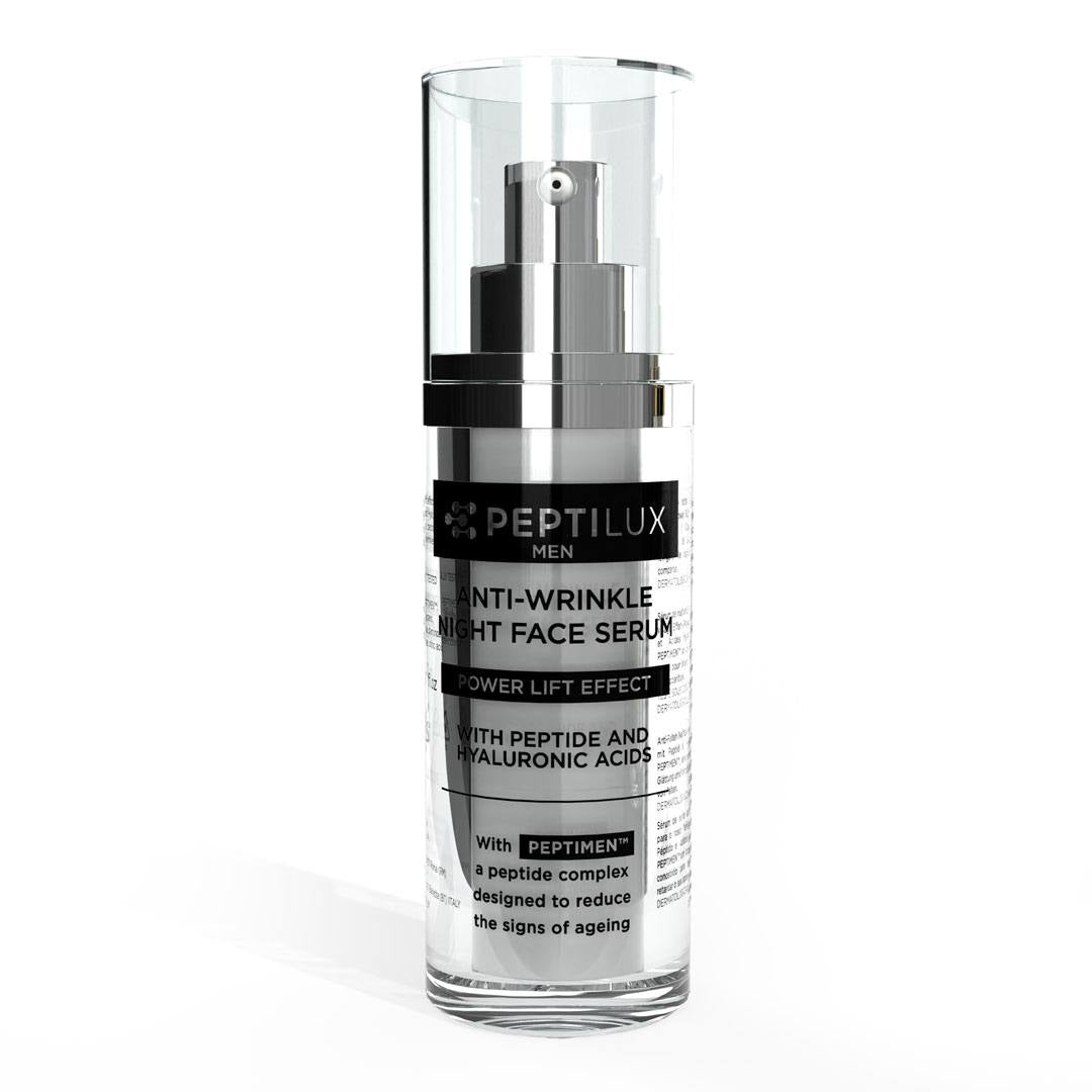 LUX009 - Peptilux Men – Suero facial de noche antiarrugas "efecto power lift" con PEPTIMEN™