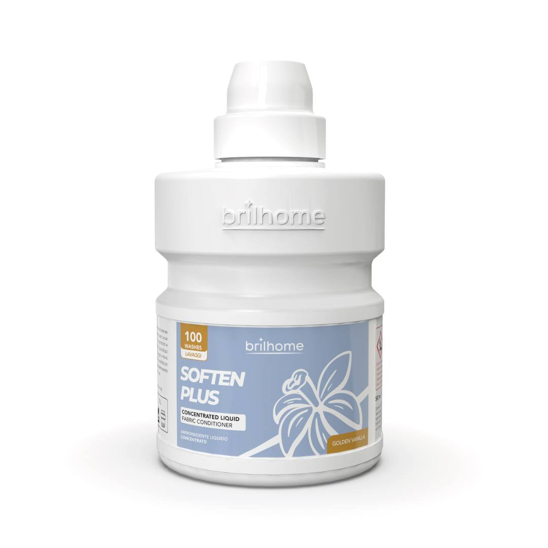 BH0016 - Soften Plus «Corazón de vainilla y flor de oro» – Suavizante líquido concentrado (VEGAN)