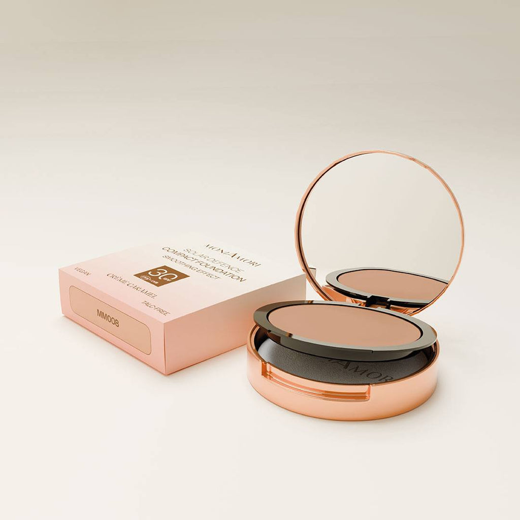 MM008 - Solar Defence Compact Foundation – Crème Caramel