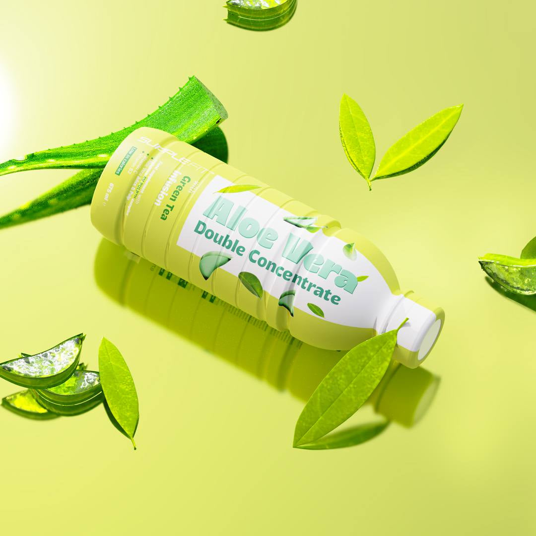 INTB062 - ALOE VERA Jugo y pulpa de con Té Verde - 675 ml