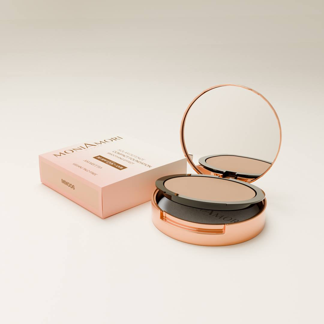 MM006 - Solar Defence Compact Foundation - Amaretto